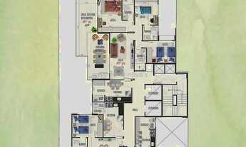 Imagem: Apartamento com 2 quartos sendo 1 suíte