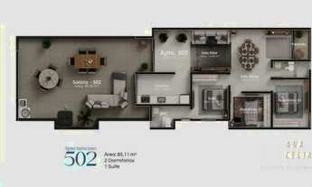 Imagem 4: APARTAMENTO NO ATIPLANO COM ELEVADOR - COM 02 E 03 QUARTOS