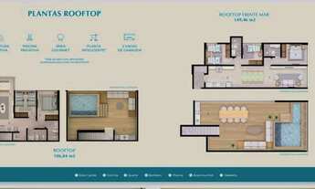 Imagem 7: Apartamento STUDIO venda possui 106 m² - 3 quartos em Muro Alto - Ipojuca - PE