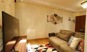 Imagem 2: Apartamento para venda tem 66 metros quadrados com 2 quartos em Vila Pinheirinho - Santo A