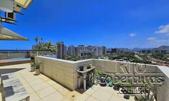 Imagem 4: Cobertura à venda na Barra da Tijuca. Vista panorâmica. Condomínio fechado