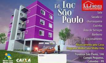 Imagem 2: Apartamento com 2 dormitórios à venda, 49 m² por R$ 185.750,00 - Campo Pequeno - Colombo/P