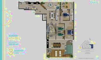 Imagem 7: Apartamento à venda, 3 quartos, 1 suíte, 2 vagas, BARRA DA TIJUCA - RIO DE JANEIRO/RJ