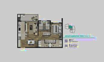 Imagem 4: APARTAMENTO com 2 dormitórios à venda por R$ 860.200,00 no bairro Mercês - CURITIBA / PR