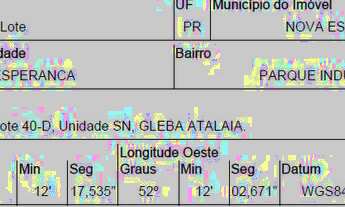 Imagem 2: NOVA ESPERANCA - PARQUE INDUSTRIAL - Oportunidade Única em NOVA ESPERANCA - PR