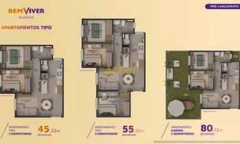 Imagem 5: ACHEI IMOB vende apartamento 55m² com 3 dormitórios no Bairro Guarujá