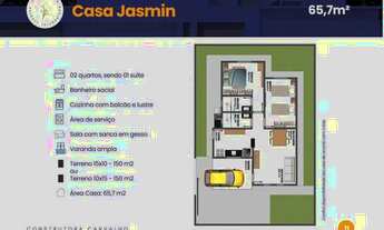 Imagem 3: Casa para venda tem 65 metros quadrados com 2 quartos em Flores - Timon - MA