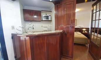 Imagem 3: Flat mobiliado com 1x dormitório no coração de Higienópolis linda vista para o Estádio do