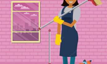 Imagem: Diarista faxineira 120 reais