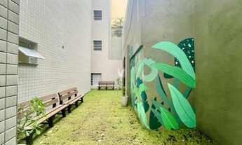 Imagem 3: Apartamento em andar alto de 1 dormitório com garagem, sala de estar/jantar, cozinha, banh