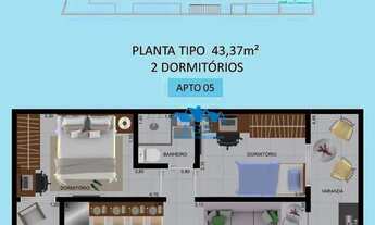 Imagem 5: Apartamento com 2 dormitórios à venda, 45 m² por R$ 240.000,00 - Itaquera - São Paulo/SP