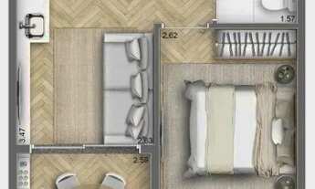 Imagem 2: Alugo apartamento mobiliado com 32m², com 1 quarto em Moema - São Paulo - SP