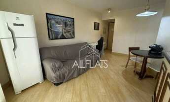 Imagem: Flat com 1 dormitório para alugar, 55 m²