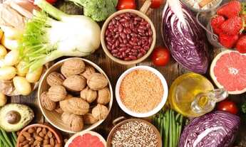 Imagem: Mercado com alimentos orgânicos e naturais