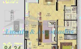 Imagem 2: APARTAMENTO NA AVIACAO, 02 DORMITORIOS SENDO 02 SUITES, CHURRASQUEIRA NA SACADA