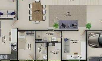 Imagem 2: Casa com 4 dormitórios à venda por R$ 1.200.000,00 - Cidade Alpha - Eusébio/CE