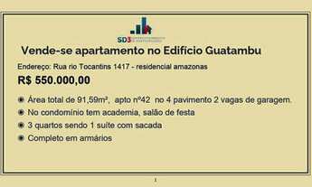 Imagem 4: Apartamento para venda tem 92 metros quadrados com 3 quartos em Residencial Amazonas - Fra
