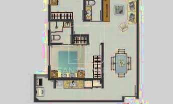 Imagem 4: Apartamento (tipo - padrao) 2 dormitórios/suite, elevador, em condomínio fechado