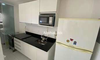 Imagem 3: Apartamento com 1 dormitório para alugar, 43 m² por R$ 3.681,00/mês - Alphaville - Barueri