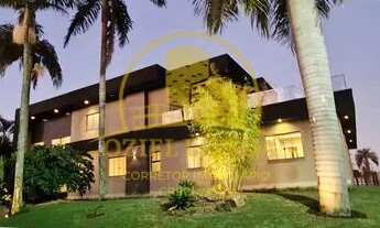 Imagem 3: CASA NA LAJE 5 SUÍTES PISCINA CHURRASQUEIRA LOTE 870m² CONDOMÍNIO RUA 12 VAZADO VIA ESTRUT