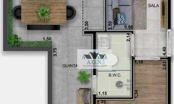 Imagem 7: Apartamento com 2 dormitórios à venda, 36 m² por R$ 239.000,00 - Cidade Patriarca - São Pa