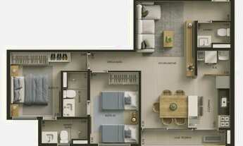 Imagem 4: Apartamento no Setor Bueno, 2 suítes, Wish Gran Six - oportunidade