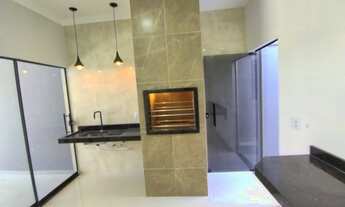 Imagem 4: Casa no Residencial Veneza Cozinha Integrada com Churrasqueira - Anápolis - GO