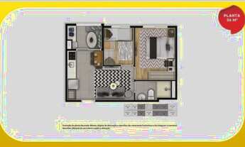 Imagem 6: Apartamento para venda com 36 metros quadrados com 2 quartos em Veloso - Osasco - SP