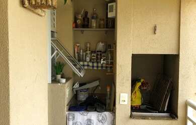 Imagem 3: Apartamento com 57m², 2 dormitórios planejados, 1 vaga coberta e sacada gourmet no Campest