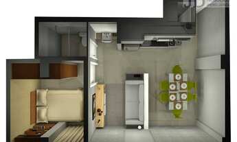 Imagem 3: Apartamento com 1 quarto à venda, 36 m² por R$ 332.600 - Gutierrez - Belo Horizonte/MG