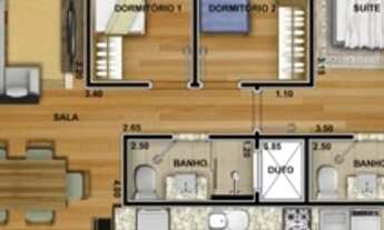 Imagem 7: Apartamento de 02 quartos com suíte , Rua Venezuela, garagem e baixo custo de condomínio