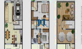 Imagem 6: Casa para Venda em Lauro De Freitas, Buraquinho, 3 dormitórios, 3 suítes, 4 banheiros, 1 v