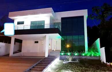 Imagem 2: Condomínio Marina Rio Belo sobrado para venda possui 483 metros quadrados com 6 quartos