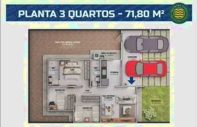 Imagem 4: 114/Casa de condomínio para venda possui 71 metros quadrados com 3 quartos em Turu - São L