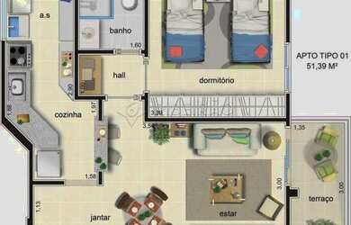 Imagem 5: Apartamento Padrão em Ribeirão Preto