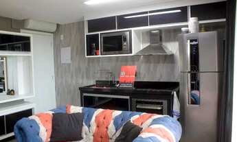 Imagem 2: Flat Gran Estanconfor Veranda Berrini 40m² 1 dormitório 1 vaga unidade linda e diferenciad