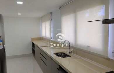 Imagem 2: Apartamento com 3 dormitórios para alugar, 169 m² por R$ 9.202,22/mês - Jardim - Santo And