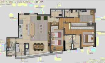 Imagem 2: Monogram Moema Apartamento com 3 dormitórios