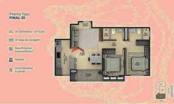 Imagem 6: Apartamento em Rua Frei Odorico Durieux - Centro - Navegantes/SC