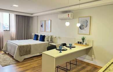 Imagem: Flat Suíte Completa com Cama Queen e Cozinha