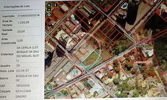Imagem 3: LOTE PREMIUM DE 2.200m² NO BOSQUE DA SAÚDE ESQUINA PRIVILEGIADA, ACESSO RÁPIDO À MIGUEL S