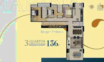 Imagem 4: Apartamento de 3 quartos a venda no Bairro Alto dos Passos em Juiz de Fora