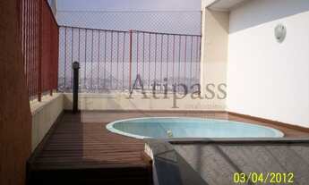 Imagem 2: COBERTURA COM CHURRASQUEIRA E PISCINA PRIVATIVOS PARA VENDA 148 m² RUDGE RAMOS