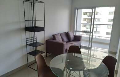 Imagem 2: Aluga-se apto mobiliado com 1 dormitóirio fechado e 1 vaga de garagem. Nunca habitado