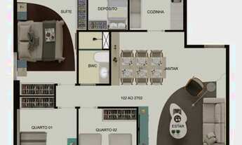 Imagem 2: TF - O Melhor 3 Quartos De Boa Viagem Com Varanda Gourmet - Maria João, 93 m²