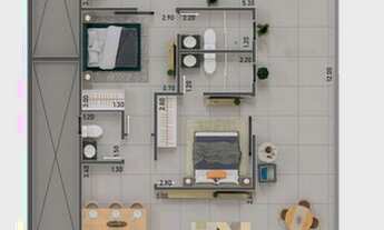 Imagem 2: Apartamento para venda tem 106 metros quadrados com 2 quartos em Itaguá - Ubatuba - SP