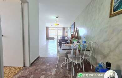 Imagem 3: Apartamento para aluguel e venda com 165 metros quadrados com 3 quartos em Gonzaga - Santo