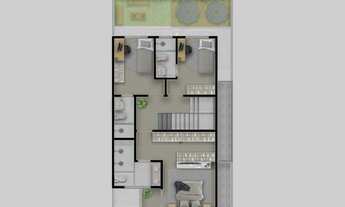 Imagem 2: Sobrado de condomínio para venda com 173 m² - 3 suítes plenas