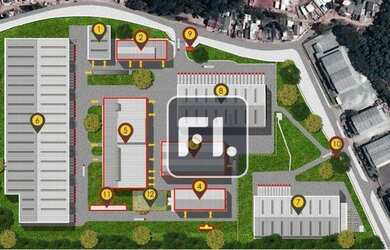 Imagem 3: Galpão para alugar, 818 m² por R$ 17.996,00/mês - Cidade Industrial de Curitiba - Curitiba