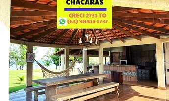 Imagem 2: Chácara vista de Palmas com 65 metros de beira lago individual